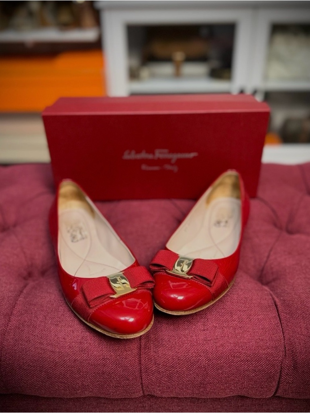 Salvatore Ferragamo Flats- Size 8